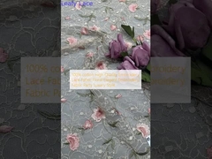 100% βαμβάκι Υψηλής ποιότητας κεντήματα δαντέλα υφάσματα λουλούδια κομψή κεντήματα υφάσματα πάρτι πολυτελές στυλ