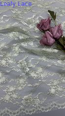 Δαντέλα Τούλι με κέντημα πολυτελείας INS με λουλουδάτη ραφή για κομψά νυφικά