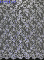 Θηλυκό γαλλικό ύφασμα δαντελλών Chantilly κυρία Evening Dress Fabric