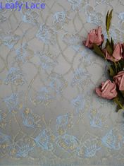 Μεταλλικό Floral κλωστοϋφαντουργικό προϊόν ενδυμάτων γυναικών υφάσματος κεντητικής δαντελλών