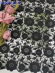 Τσιγγελακιών χημικό Floral ύφασμα δαντελλών κεντητικής βαρέων βαρών