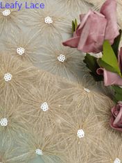 Γυναικείο Garment Sequin Embroidered Fabric κεντητική του Tulle δαντελλών τσιγγελακιών