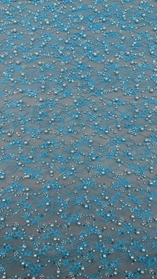 Luxary Beaded Embroidery Lace Fabric Durable and Elegant Lace Embroidery Fabric  Wedding Birthday Occasions Hight Quality Beaded Embroidery Lace