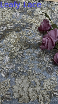 Durable And Elegant Embroidery Lace Fabric For Fashion Show