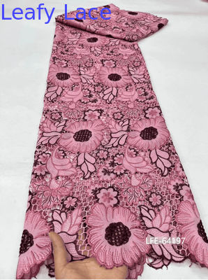 Embroidery Lace Fabric Leser Lace French Vintage Lace Fabric Luxury Mesh Tulle for New Collection