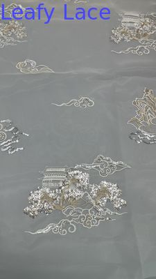 Tulle Mesh Fabric Lace Fabric Sequin Metallic New Collection for Garments Gowns and Fashion Design