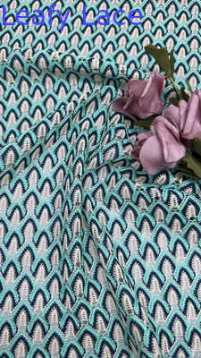 100% Cotton Colored Embroidered Fabric For Evening Occasion Elegant And Breathe