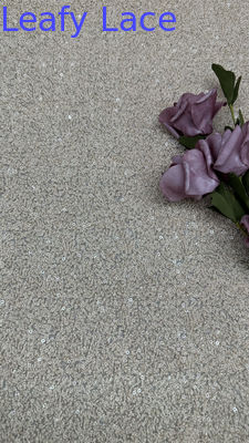 Shimmering Sequin Luxury Fabric For Gowns 100% Polyester Sequin Embroidered Fabric