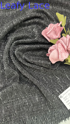 Cobra Metallic Lace Fabric For Gowns Luxury Sliver Color Party Dresses