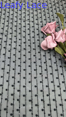 Mesh Embroidered Lace Spot Fabric Customized Luxary Wedding Dresses Gowns