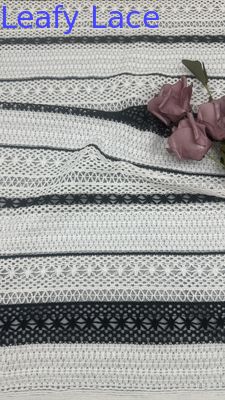 Black and White different Pattern Lace Fabric Guipure Elegant Luxary Hollow-up for Bridal