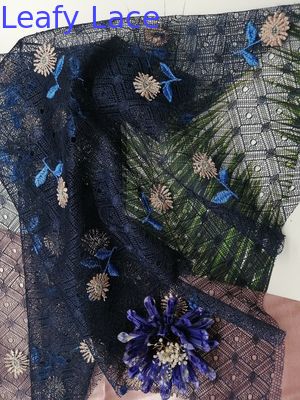 49 inch Flower Embroidery Lace Fabric