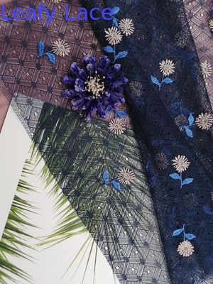 49 inch Flower Embroidery Lace Fabric