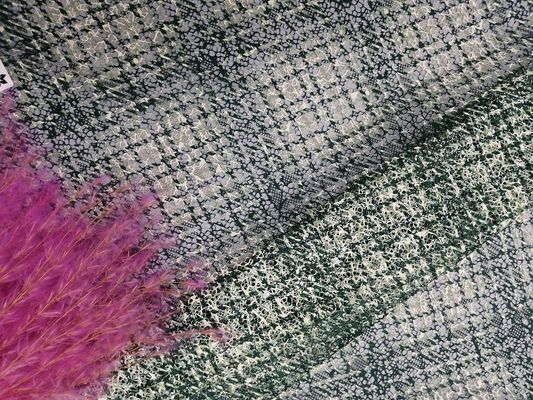 Little Girl Dress Fabric 145CM Poly Lace Printed Mesh Fabric