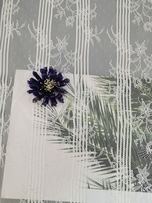 Blouse Embroidery French Flower Polyester Lace Trim Fabric