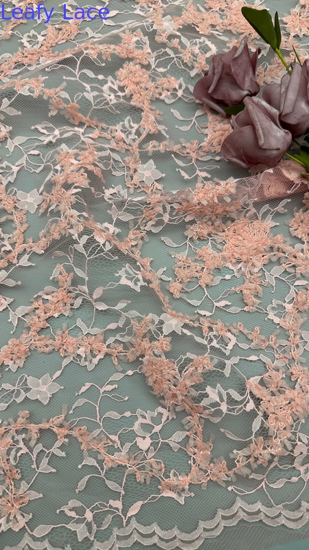 Embroidery Durable and Elegant Luxary Lace Flower Customized color Embroidery Fabric Lace Fabric Wedding Birthday Occasions Hight Quality Lace Fabric