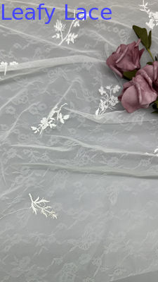 Tulle Mesh ύφασμα Sequin λαμπερό φύλλο νέα συλλογή λουλούδια δαντέλα ύφασμα πάρτι περίσταση