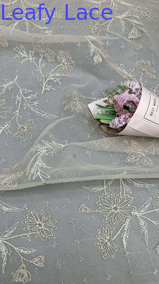 Δαντέλα Mesh Tulle με Ανυψωμένη Κεντημένη Διακόσμηση, Ελαφριά σαν Πούπουλο, Πολυτελές Ύφασμα για Αέρινα Φορέματα Κόκκινου Χαλιού