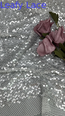 Τύλλου Sequin Mesh Βυζαντινό υφάσματος από δαντέλα Πολυεστέρας Κούφους για βραδινά φορέματα