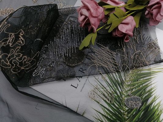 Φιλικό γεωμετρικό χρωματισμένο γραμμή ύφασμα κεντητικής Eco