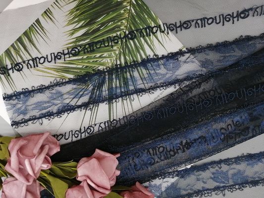 Ύφασμα δαντελλών τσιγγελακιών επιστολών ναυτικού