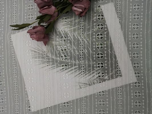 Κεντημένο ύφασμα οπών 100 ναυπηγείων μετάξι