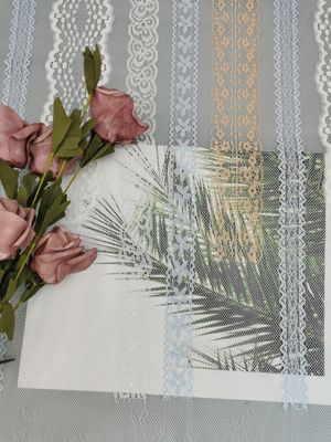 Lingerie πολυεστέρα Tricolor ύφασμα δαντελλών εσώρουχων κεντητικής