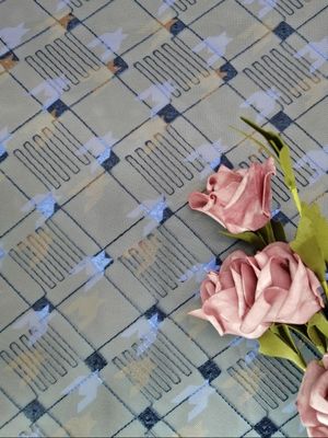 Χρώμα 125CM ψηφιακό τυπωμένο πλέγμα Tulle ναυτικού υφάσματος δαντελλών