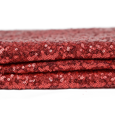 125cm ακτινοβολούν κεντημένο τσέκι ύφασμα Sparkly για το φόρεμα κόμματος