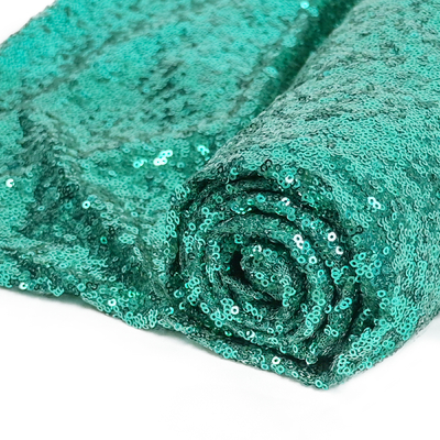 125cm ακτινοβολούν κεντημένο τσέκι ύφασμα Sparkly για το φόρεμα κόμματος