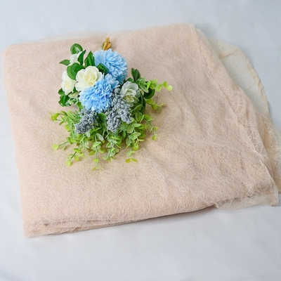 Floral ύφασμα OEKO του Tulle δαντελλών επικαλύψεων κρέμας πλήρως κεντημένο - πρότυπα Tex